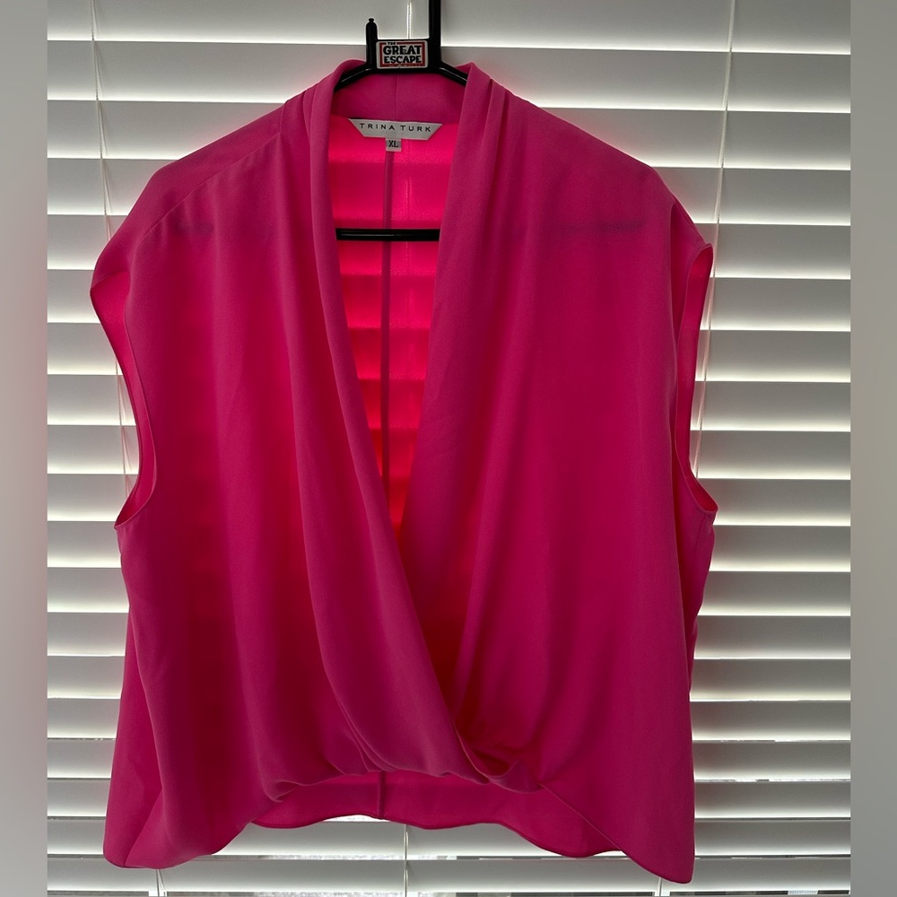 Trina Turk Faux Wrap Top